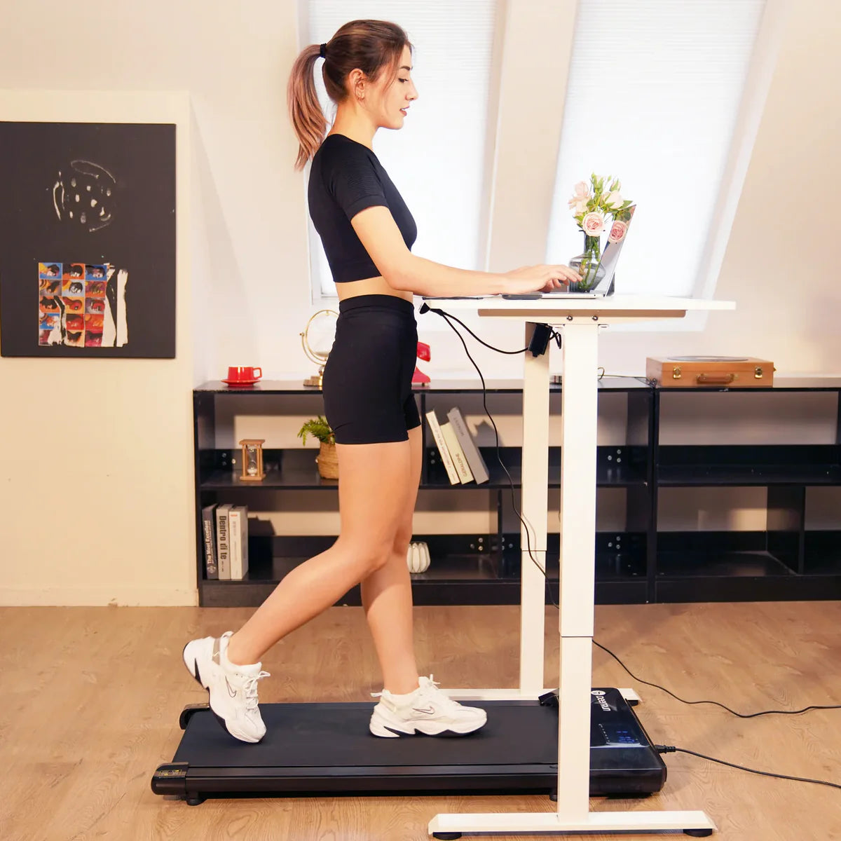 Under-Desk Treadmill – Black