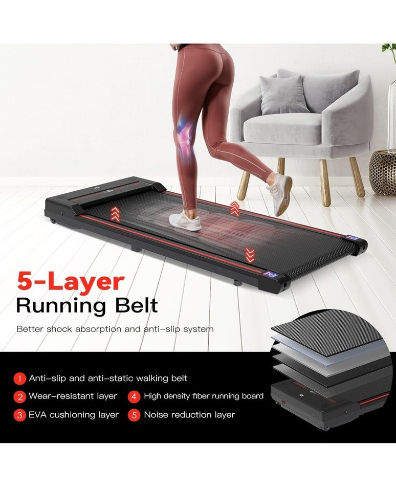 Sperax Walking Pad Treadmill – 2.5HP Under-Desk Treadmill with Remote & LED Display for Home/Office