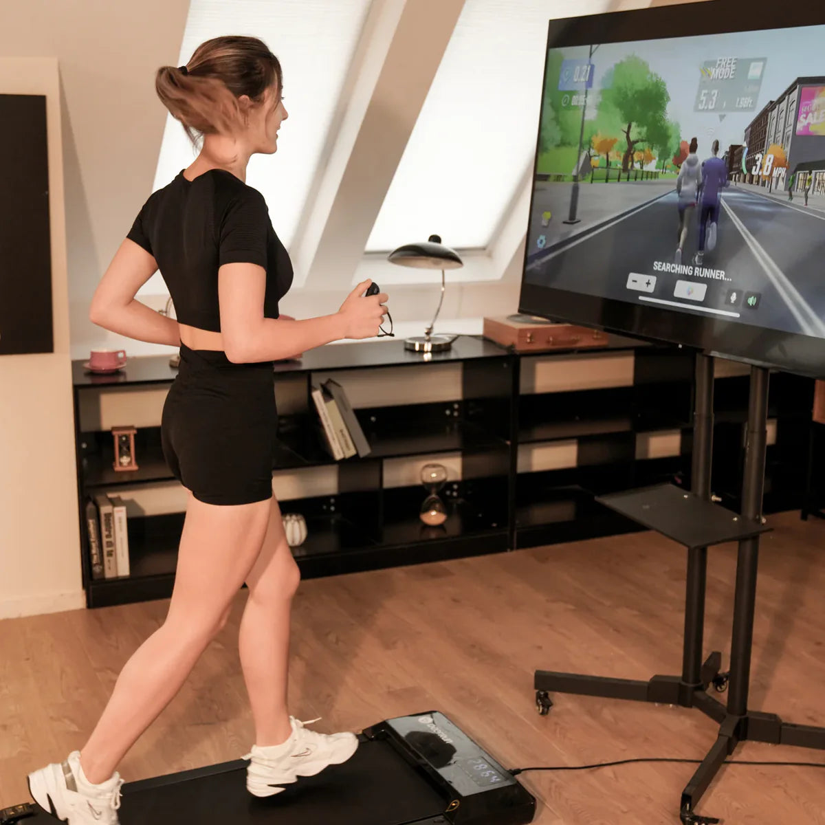 Under-Desk Treadmill – Grey