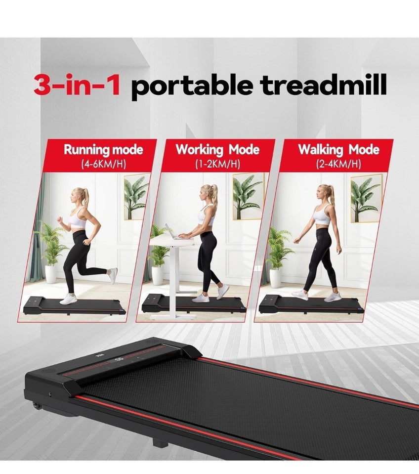 Sperax Walking Pad Treadmill – 2.5HP Under-Desk Treadmill with Remote & LED Display for Home/Office