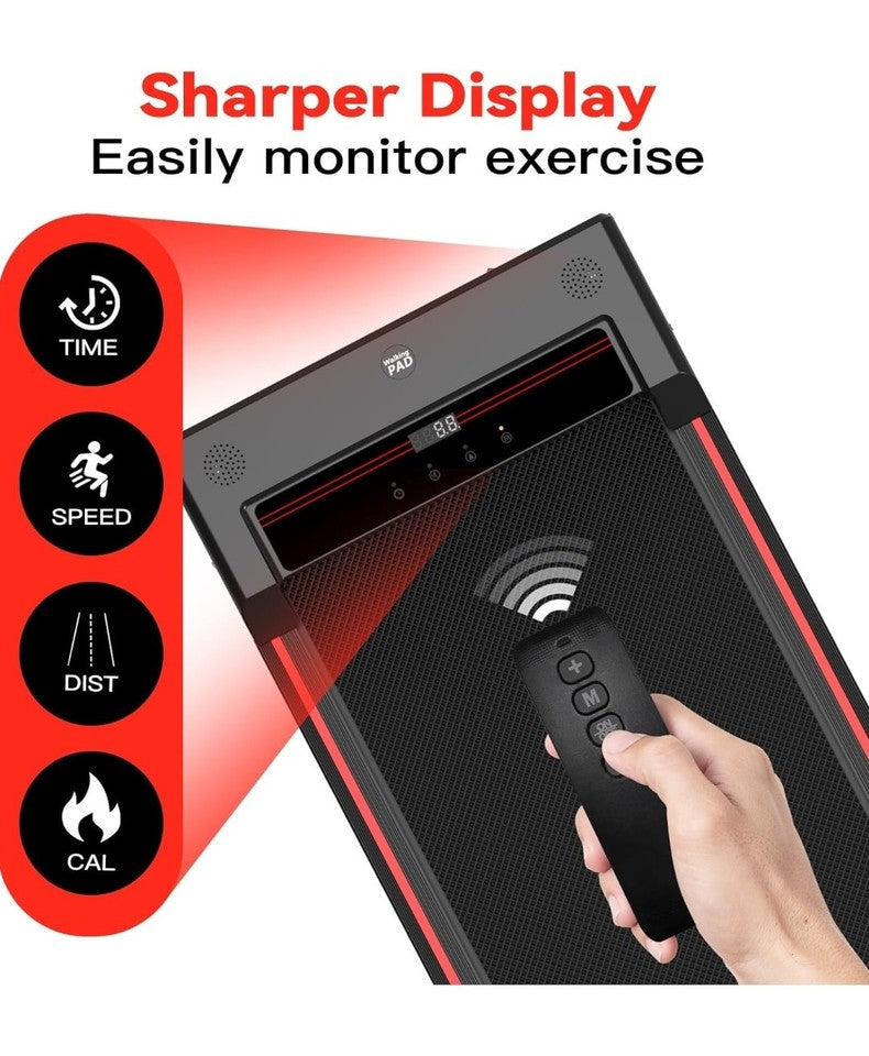 Sperax Walking Pad Treadmill – 2.5HP Under-Desk Treadmill with Remote & LED Display for Home/Office